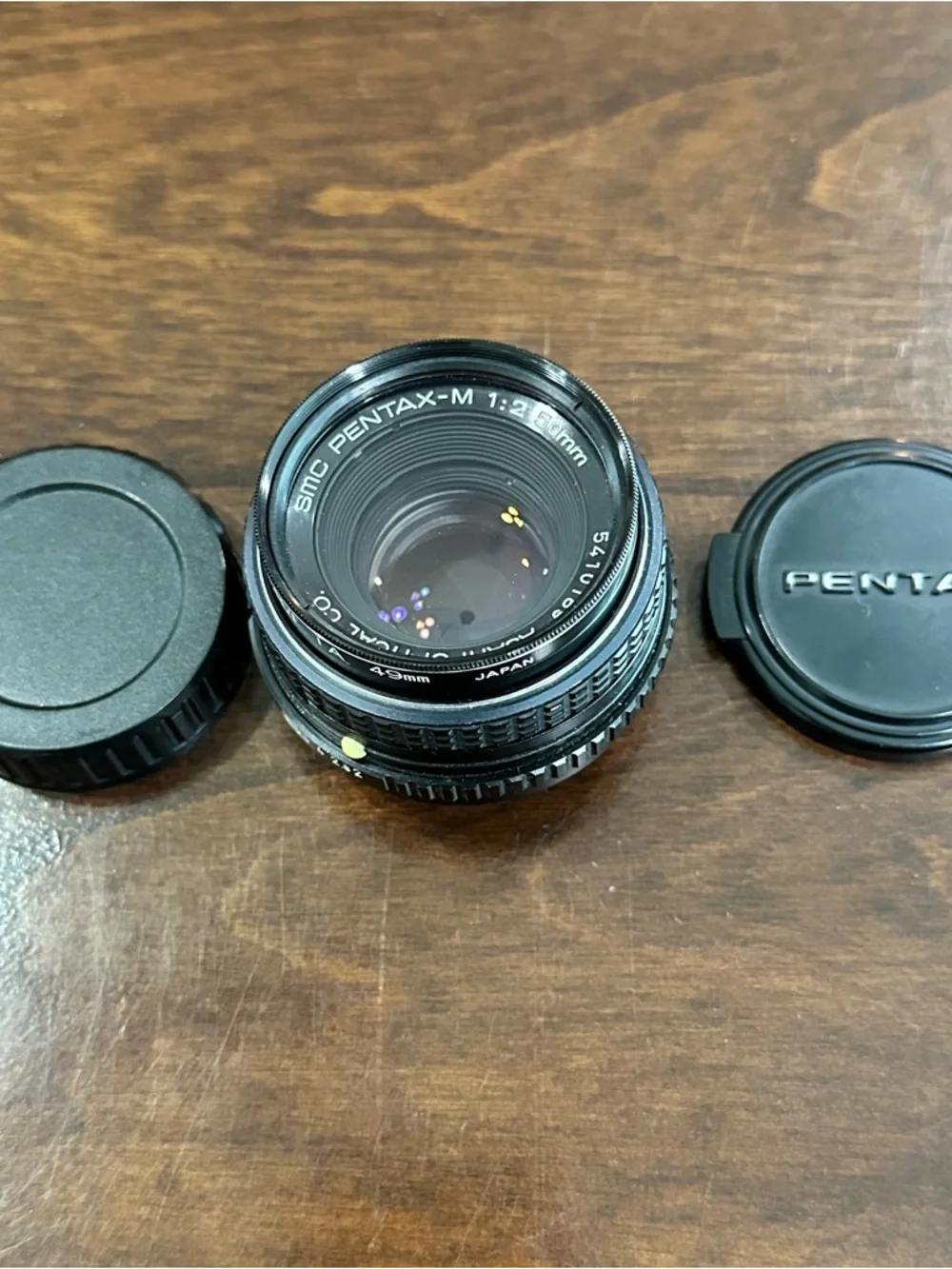 SMC Pentax-M 50mm f/2 Asahi Optical Co. K Mount Lens